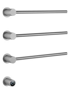 Полотенцесушитель электрический встраиваемый Wonzon & Woghand Hamburg WW-AL313-BR 46x57 см с внутренней частью брашированный никель